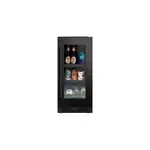 XO XOU15BCGBSR 15" Undercounter Beverage Center with up to 66 Can Capacity, Tri-Color LED Interior Lighting, Secure Door Lock, Digital Touch Controls, Full Extension Clear Glass Shelves, in Black Stainless Steel (Right Hinge)