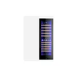 XO XOU2470WDZGB 24" Dual Zone Wine Column with 15 cu. ft. or 119 Wine Bottle Capacity, Tri-Color LED, Intuitive Digital Control, Secure Door Lock, Field Reversible Door (Black Glass)