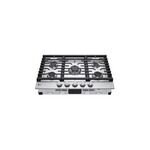 LG CBGJ3023S 30" Gas Cooktop with 5 Burners, UltraHeat 20K BTU Burner, Continuous Cast Iron Grates, EasyClean® (Stainless Steel)