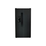 GE GSS25GGPBB 36" Side-By-Side Refrigerator with 25.3 Cu. Ft. Capacity, LED Lighting and External Dispenser (Black)