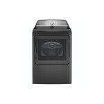 GE Profile PTD60EBPRDG 27" Smart Electric Dryer with 7.4 cu. ft. Capacity, Aluminized Alloy Drum, Sanitize Cycle and Sensor Dry (Diamond Gray)