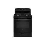 GE JGBS60DEKBB 30" Freestanding Gas Range with 4 Burners, 4.8 cu. ft. Oven Capacity and Broiler Drawer  (Black)