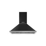 Smeg KPF36UAN 36" Portofino Wall Mount Hood with 600 CFM, LED Lighting, 3 Stainless Steel Grease Filters (Anthracite)