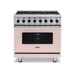 Viking VDR73626BBHLP 7 Series 36" Dual Fuel Range with 6 Sealed Burners (Blush, Liquid Propane)