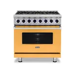 Viking VDR73626BDA 7 Series 36" Dual Fuel Range with 6 Sealed Burners (Daffodil, Natural Gas)