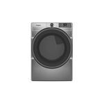 Whirlpool WGD5720RR 27" Gas Dryer with 7.4 cu. ft. Capacity, Wrinkle Shield™ Option, AI Intelligent Dry, Cycle Notification, Voice Control (Radiant Silver)