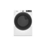 Whirlpool WGD5720RW 27" Gas Dryer with 7.4 cu. ft. Capacity, Wrinkle Shield™ Option, AI Intelligent Dry, Cycle Notification, Voice Control (White)